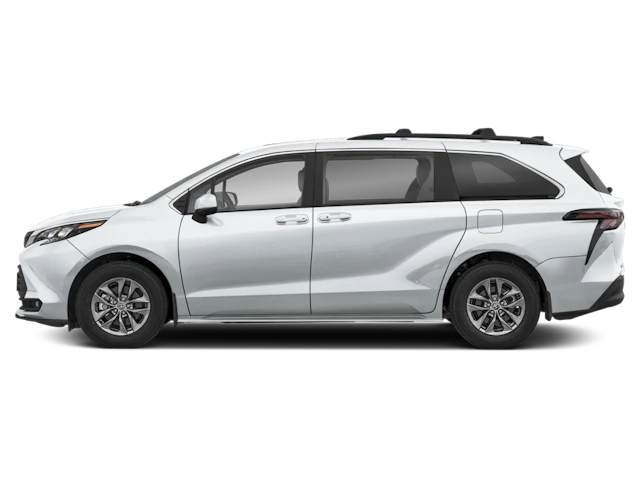 White (Wind Chill Pearl) 2026 Toyota Sienna Minivan Front-Wheel Drive Continuously Variable Transmission
