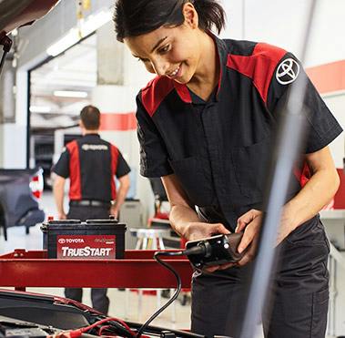 Toyota Battery Service reference image