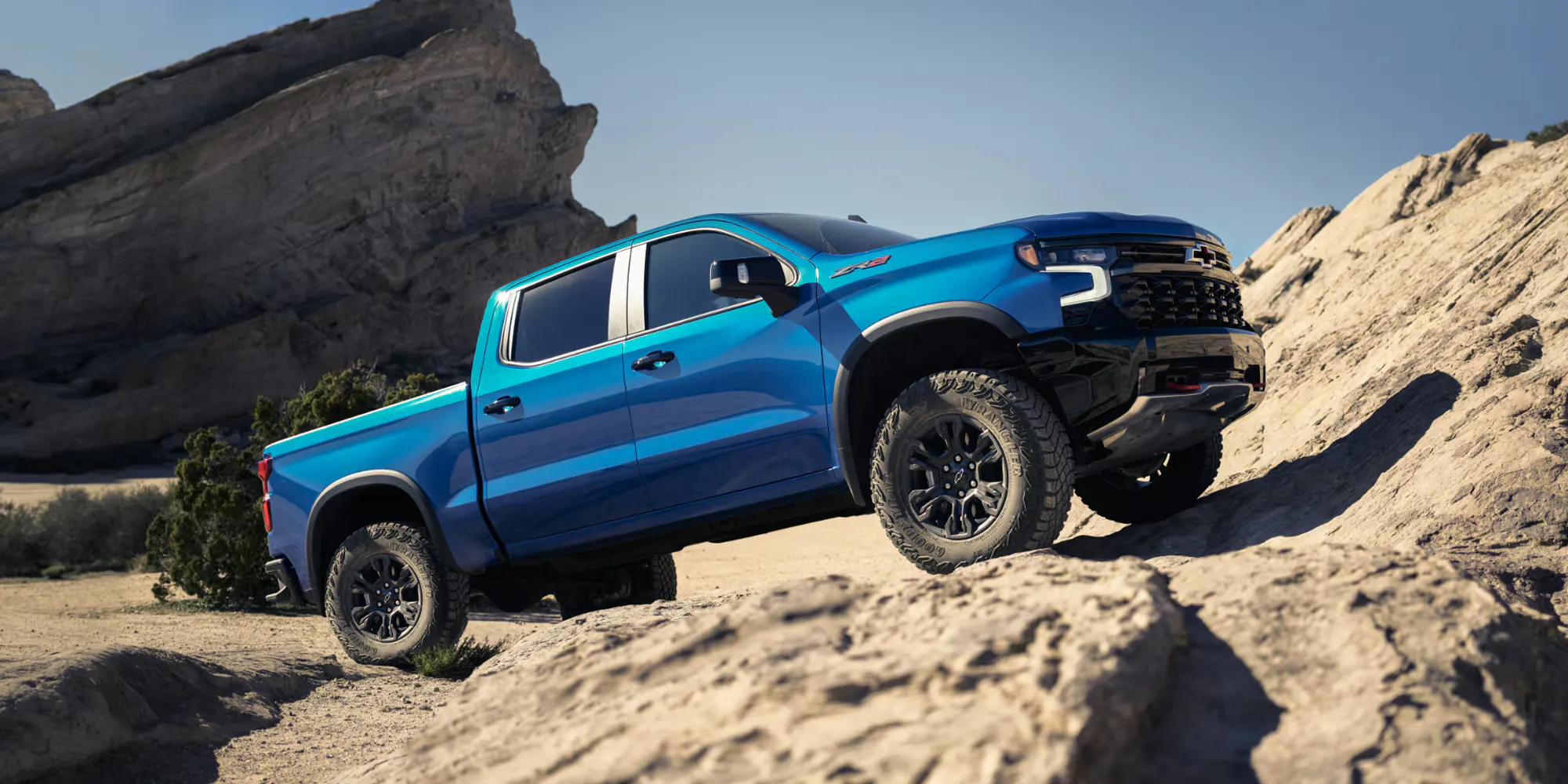Chevrolet Silverado 1500 driving outdoors