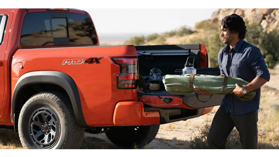 Nissan Frontier truck showcasing its rugged exterior design and capability