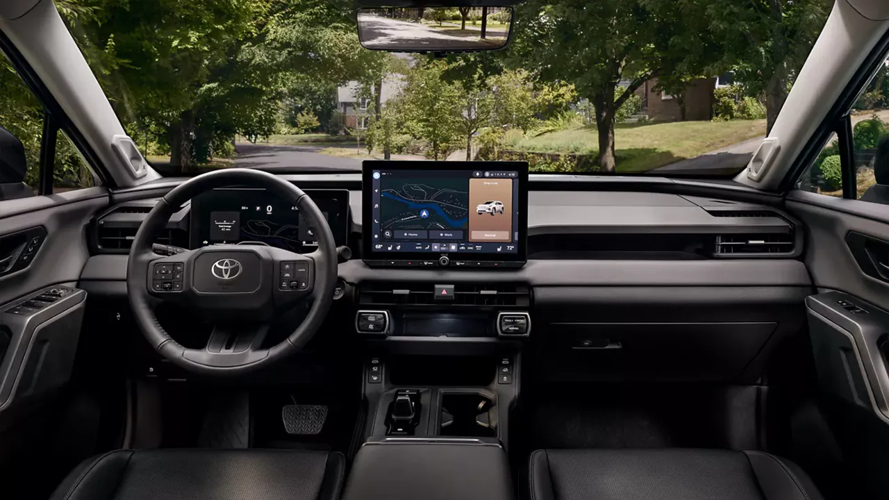 Toyota RAV4 interior and front seating area