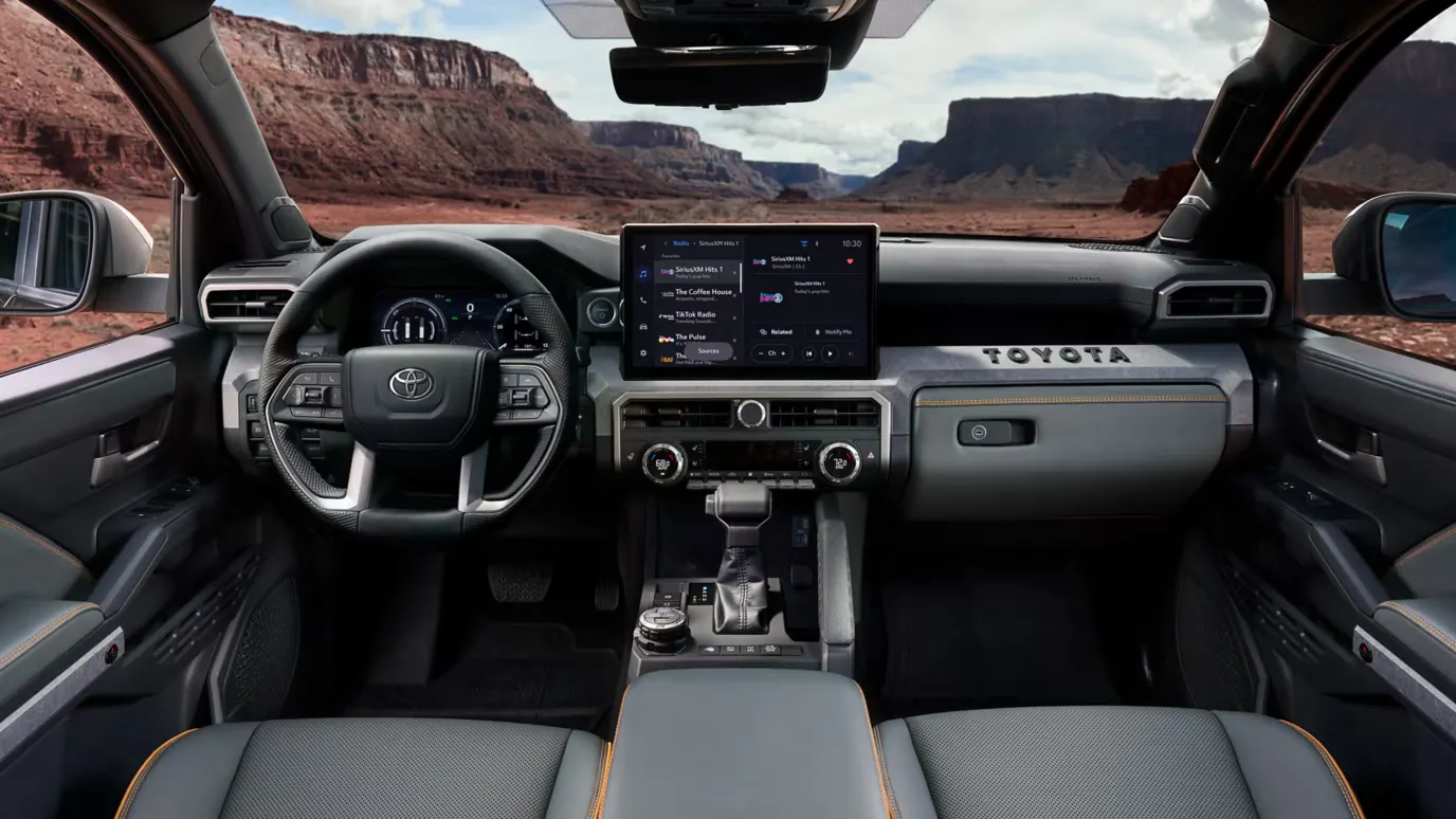 2026 Toyota Tacoma interior dashboard view